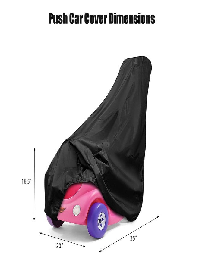 Loenel Push Car Cover for Step 2 Push Toy Cars, Waterproof Ride-On Toy Car Cover Outdoor-35"L×20"W×16.5"H - Image 2